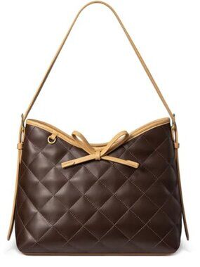 New - Purses for Women Soft Leather Hobo Handbags Quilted Crossbody Bag Designer